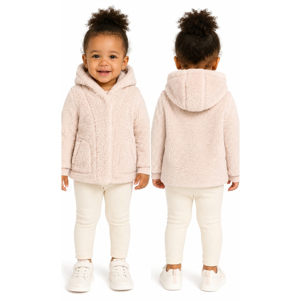 Baby Faux Shearling Jacket Cream 18M New With Tags